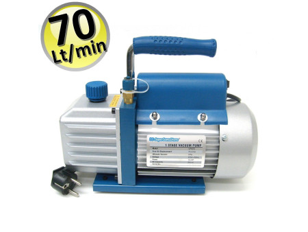 Kit carica e vuoto - Pompa 70 Lt/min - manometro R32 R410A R407C R134A - frusta