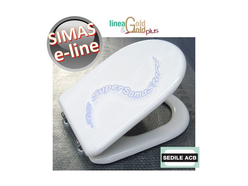 Sedile coperchio per wc E-LINE Simas - ACB linea GOLD