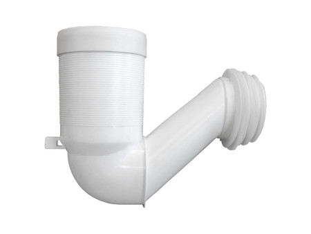 Curva tecnica per wc sospeso disassata accorciabile Ø 110 mm scarico a parete