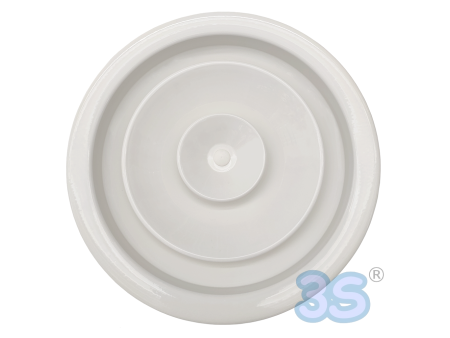 Diffusore circolare a coni regolabili anemostato Ø 160 in alluminio bianco