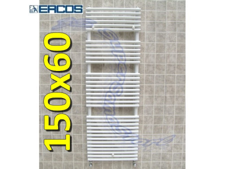 Scaldasalviette termoarredo POP Ercos bianco cm 150x60 interasse 55