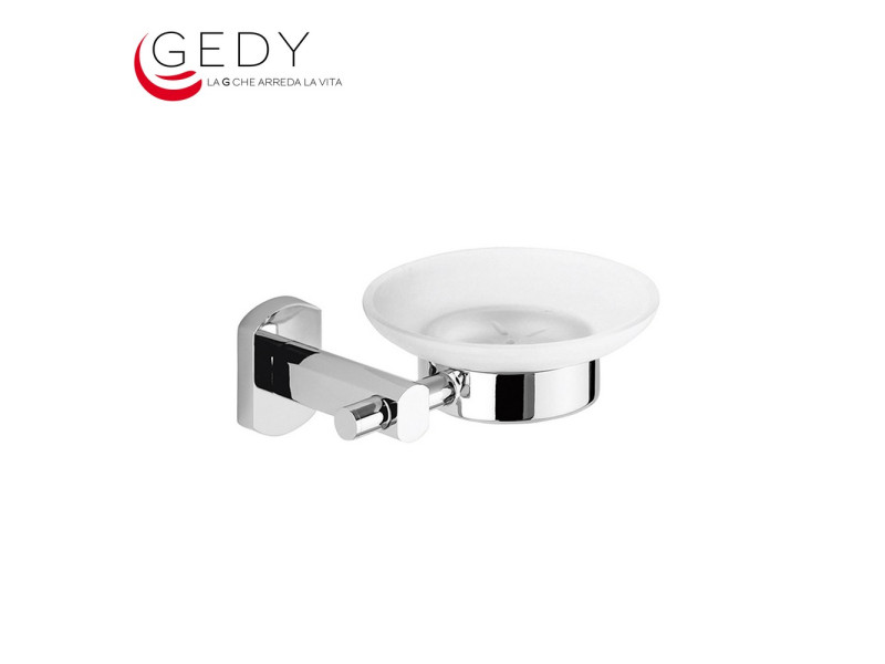 Portasapone ottone cromato e vetro - EDERA GEDY ED11