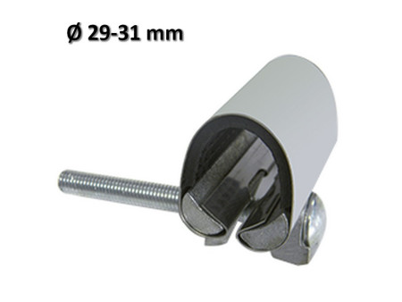 Collare riparazione inox per tubi tubazioni Ø 29-31 mm - larghezza 75 mm