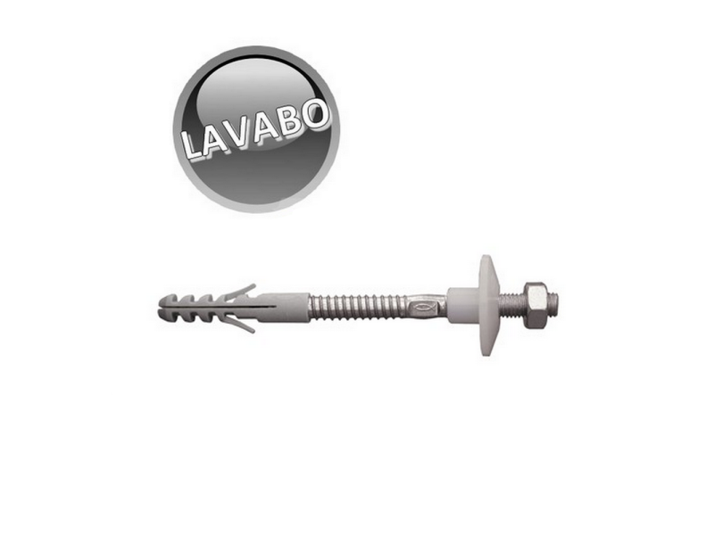 Coppia mensole supporti per lavabo lavatoio