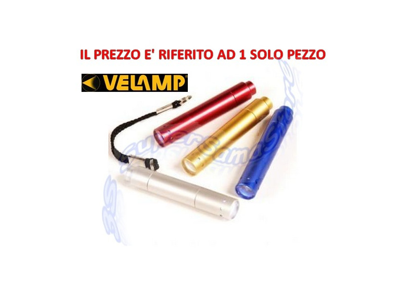 Mini torcia in alluminio anodizzato