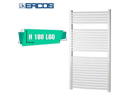Scaldasalviette Monica Ercos bianco cm 180x60 interasse 55