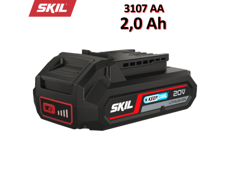 Batteria al litio 20V Max da 2,0 Ah KEEPCOOL SKIL 3107 AA