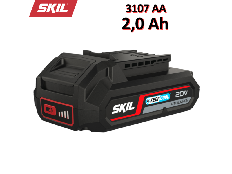 Batteria al litio 20V Max da 2,0 Ah KEEPCOOL SKIL 3107 AA