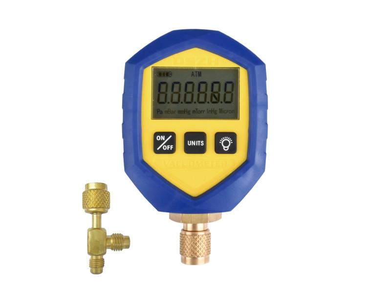 Vacuometro digitale per pompa a vuoto 1000 Pa ~ 0,01 Pa completo di raccordo a tee
