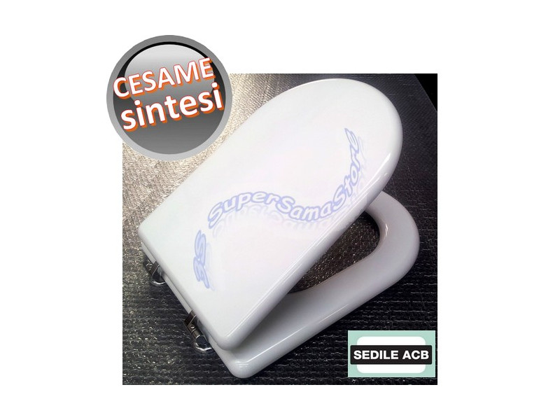 Sedile per wc SINTESI Cesame con anima in legno - ACB Ercos