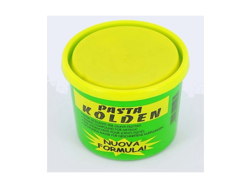 Kolden barattolo 400 gr - pasta verde mastice per filetti idraulici riscaldamento