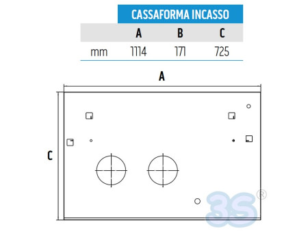 Kit installazione incasso Unico Air e Unico Air Inverter Olimpia Splendid