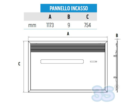 Kit installazione incasso Unico Air e Unico Air Inverter Olimpia Splendid