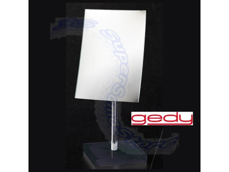 Specchio ingranditore d'appoggio nero - RAINBOW GEDY