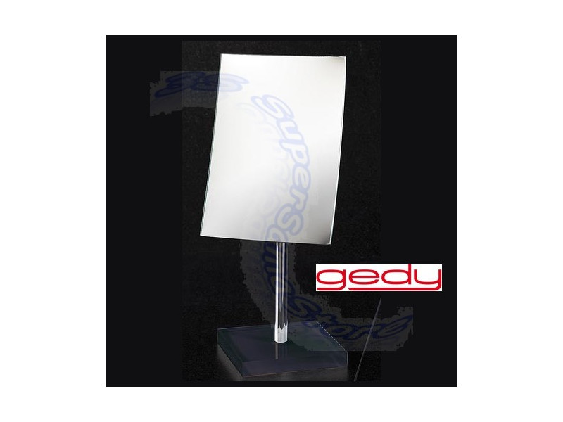 Specchio ingranditore d'appoggio nero - RAINBOW GEDY