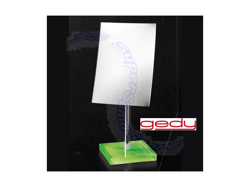 Specchio ingranditore d'appoggio verde - RAINBOW GEDY