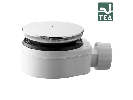 Piletta sifonata in PP con griglia per piatto doccia con foro Ø 90 mm - TEA Auva Mini