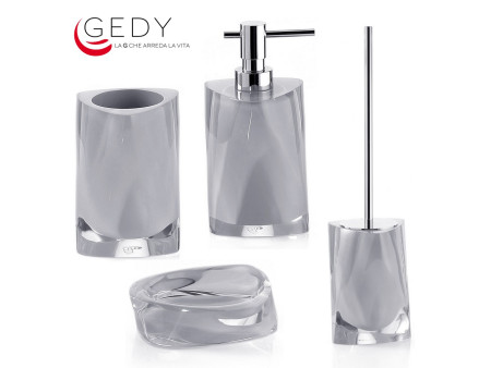 Serie completa 4 pezzi TWIST color argento