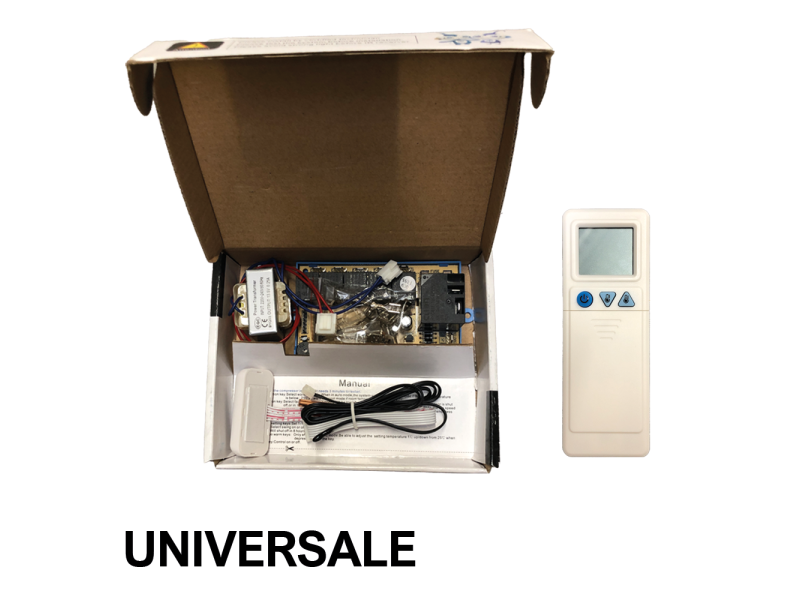Telecomando universale più scheda per climatizzatore split - tecnologia ON-OFF