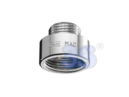 Prolunga in ottone cromato 3/8'' Maschio / Femmina - lunghezza 40 mm