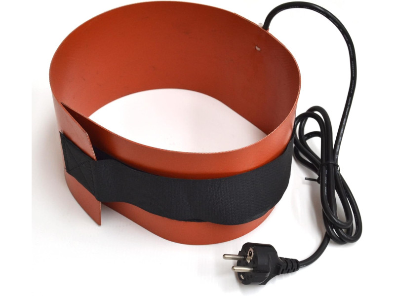 Fascia riscaldante termostatata elettrica per bombola refrigerante 230V 400W 840x80 mm