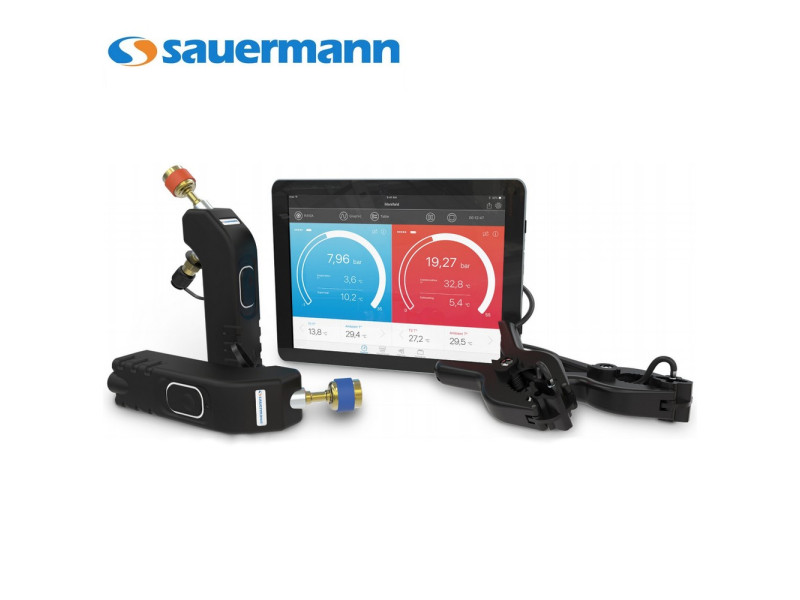 SAUERMANN Si-RM3 - Manifold con sonde P/T smart wireless a due vie