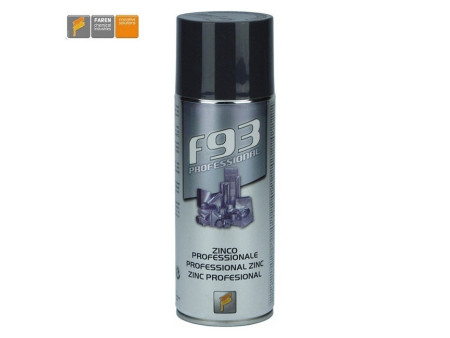 F93 Professional - zinco spray tecnico Faren flacone da 400 ml