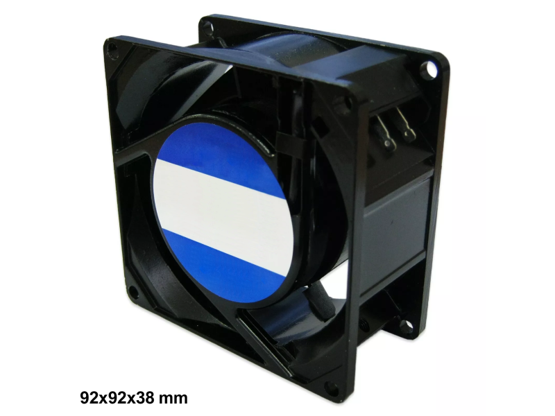 Ventilatore raffreddamento assiale 92x92x38 mm 230V