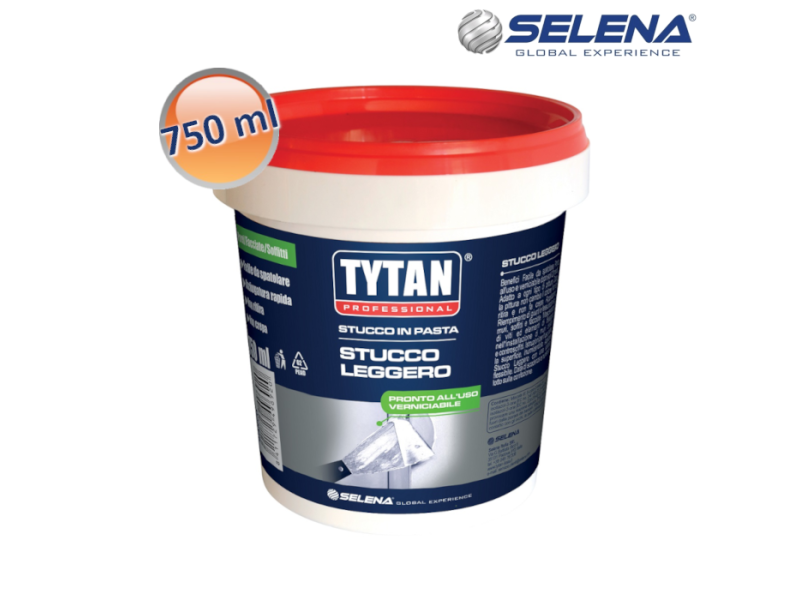 Stucco Leggero in Barattolo 750 ml bianco , per muro , legno e cartongesso