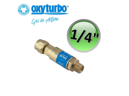 Valvola di sicurezza per ossigeno a doppia protezione per impugnatura - portata 3000 L/H