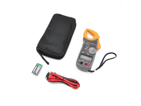Pinza amperometrica digitale CM-2017 con puntali e astuccio