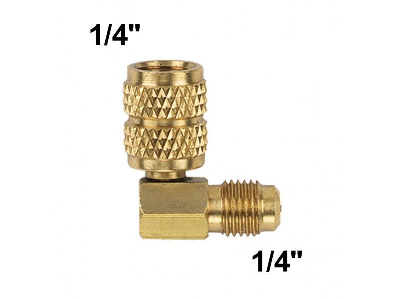 Raccordo girevole curvo 1/4'' sae con premispillo