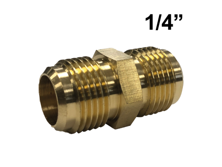 Nipplo raccordo sae 1/4'' maschio - maschio