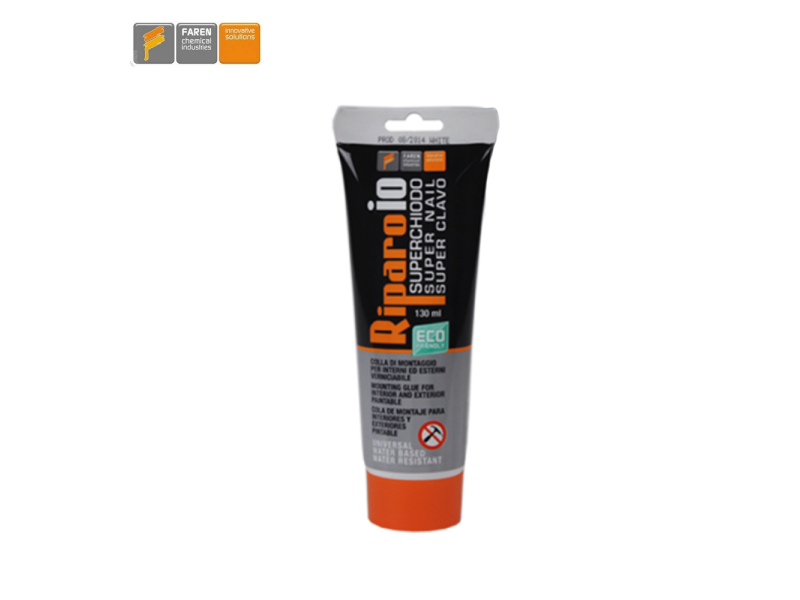 Super chiodo Faren - colla di montaggio professionale per interni ed esterni