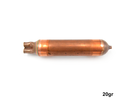 Filtro disidratatore 20 gr. molecolare in rame a 3 vie - per circuito frigo