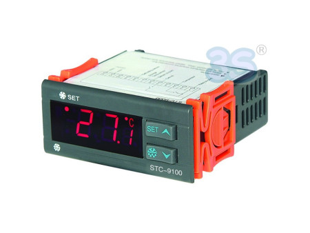 Controllore di temperatura termostato refrigerazione STC-9100 - con 2 sonde