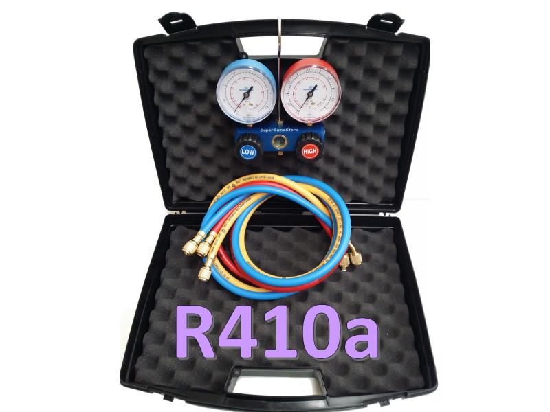 Gruppo manometrico 2 vie con fruste - per gas R410A