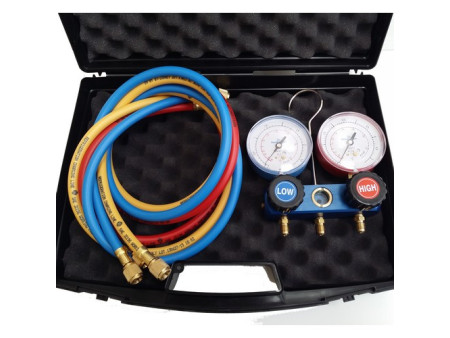 Gruppo manometrico 2 vie con fruste - per gas R410A