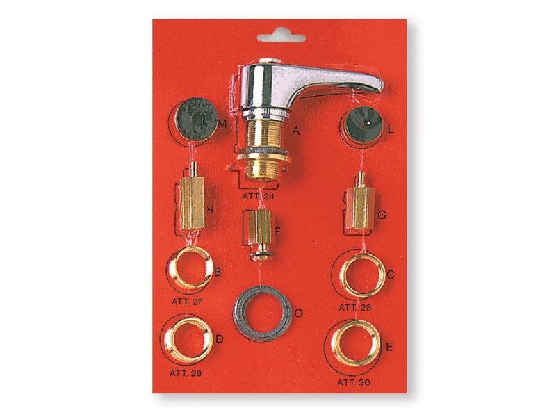 Kit universale vitone di ricambio con riduzioni e prolunghe per passo rapido