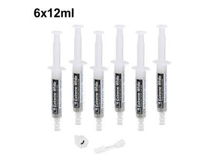 EXTREME WHITE - Autosigillante turafalle 6 cartucce da 12 ml per gas R600A R290