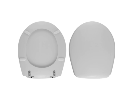 Sedile compatibile per wc ZERO LIGHT Catalano bianco europeo con cerniere in acciaio