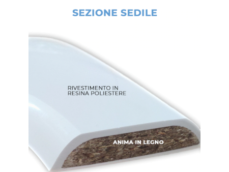 Sedile compatibile per wc ZERO LIGHT Catalano bianco europeo con cerniere in acciaio
