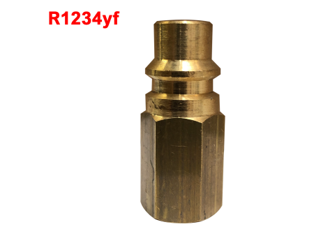 Raccordo adattatore attacco rapido alta pressione X 1/2'' - 16 ACME sinistro per bombola Honeywell R-1234yf