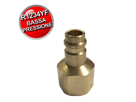 Raccordo di bassa pressione per bombola R-1234yf attacco W21,7 - 1/14'' sinistro