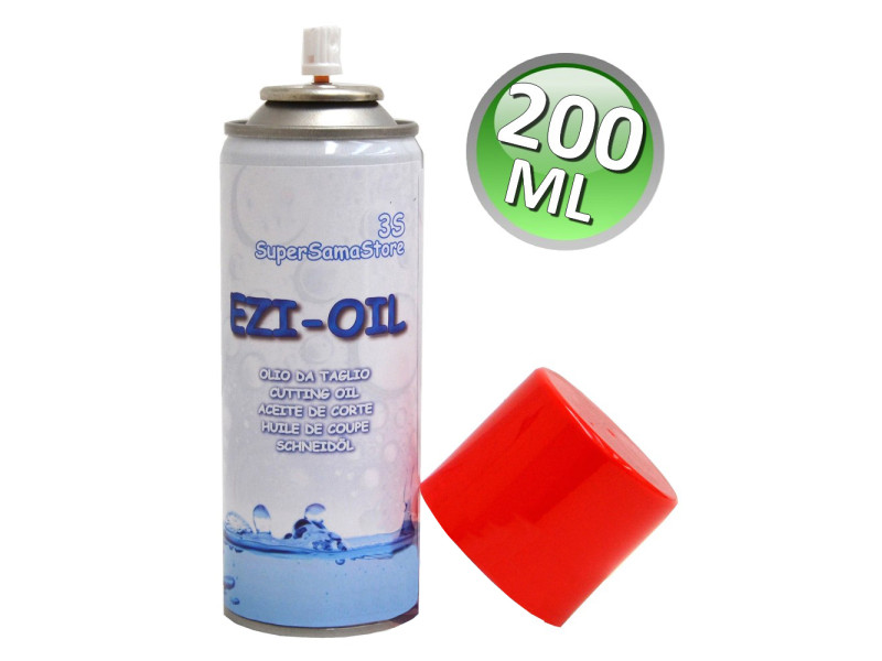 EZI-OIL Olio spray per cartelle cartellatrice e taglio tubo rame - flacone 200 ML