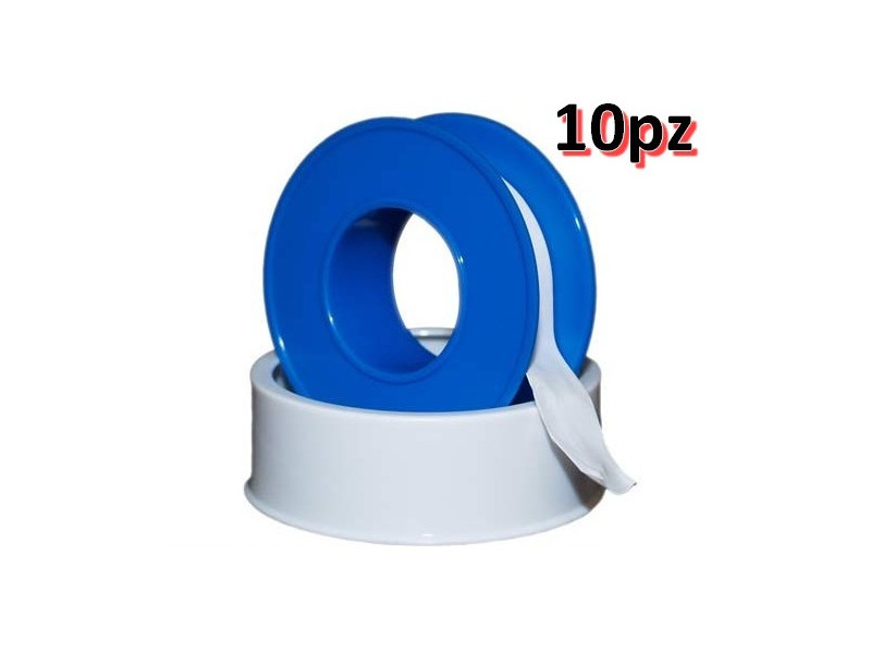 Set 10 ROTOLI 12 mt cad. - Teflon per filetti e giunzioni idrauliche