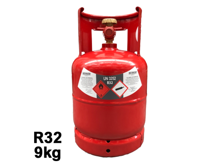 Bombola gas refrigerante R32 da 9 Kg - ricaricabile