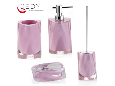 Serie completa 4 pezzi TWIST Gedy color lilla