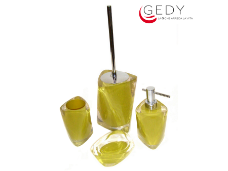 Serie completa 4 pezzi TWIST color verde avocado