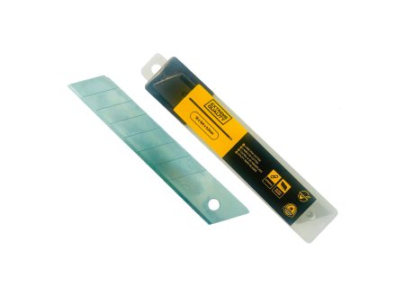 Lame 18 mm di ricambio per cutter - astuccio da 10 pezzi